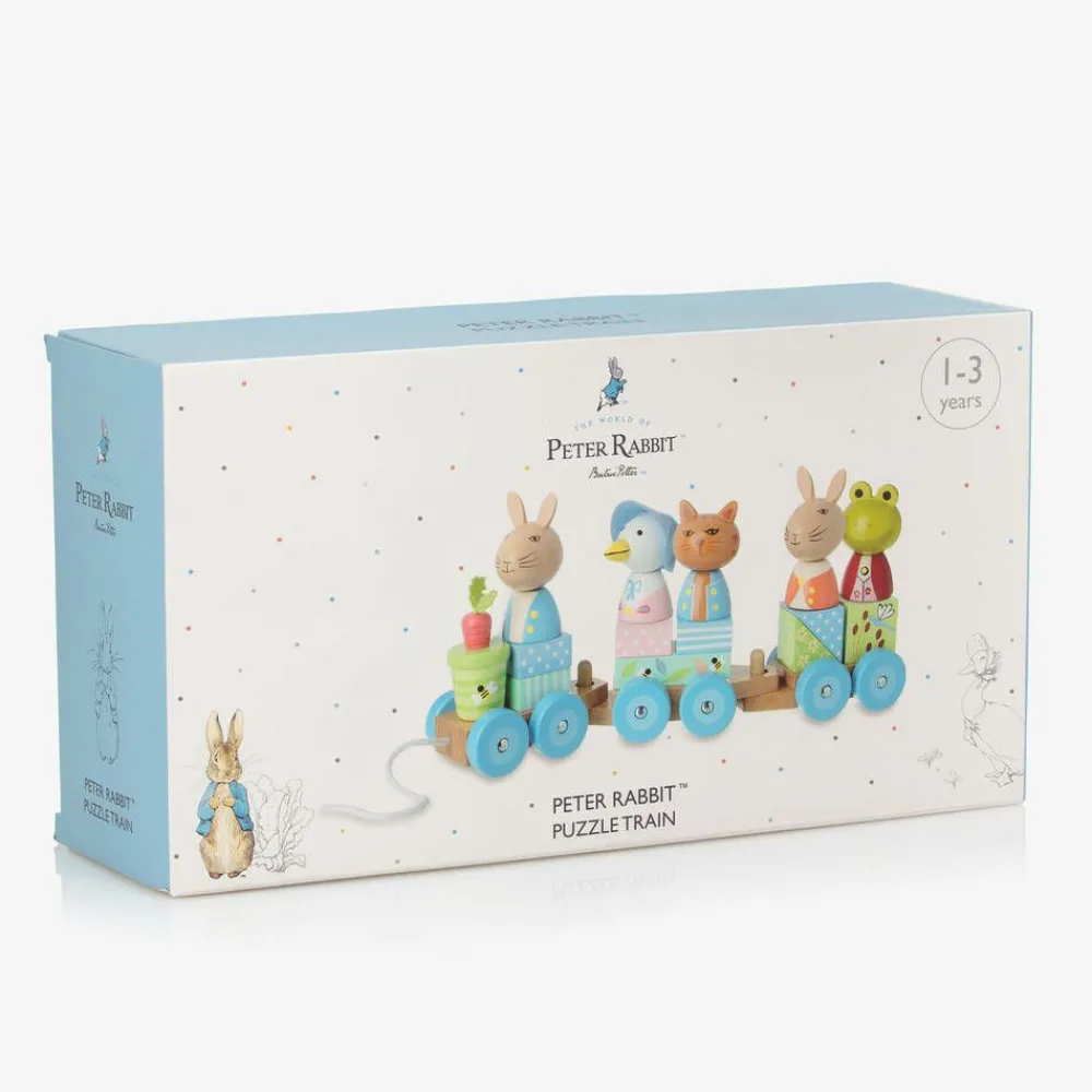 Orange Tree Toys Toys|Toys*Peter Rabbit Wooden Puzzle Train Toy (29cm)