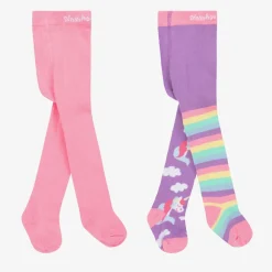 Playshoes Tights*Pink & Purple Tights (2 Pack)