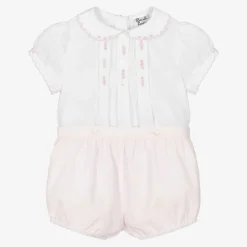 Sarah Louise Outfit Sets*Pink & White Buster Suit