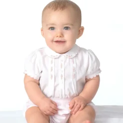 Sarah Louise Outfit Sets*Pink & White Buster Suit