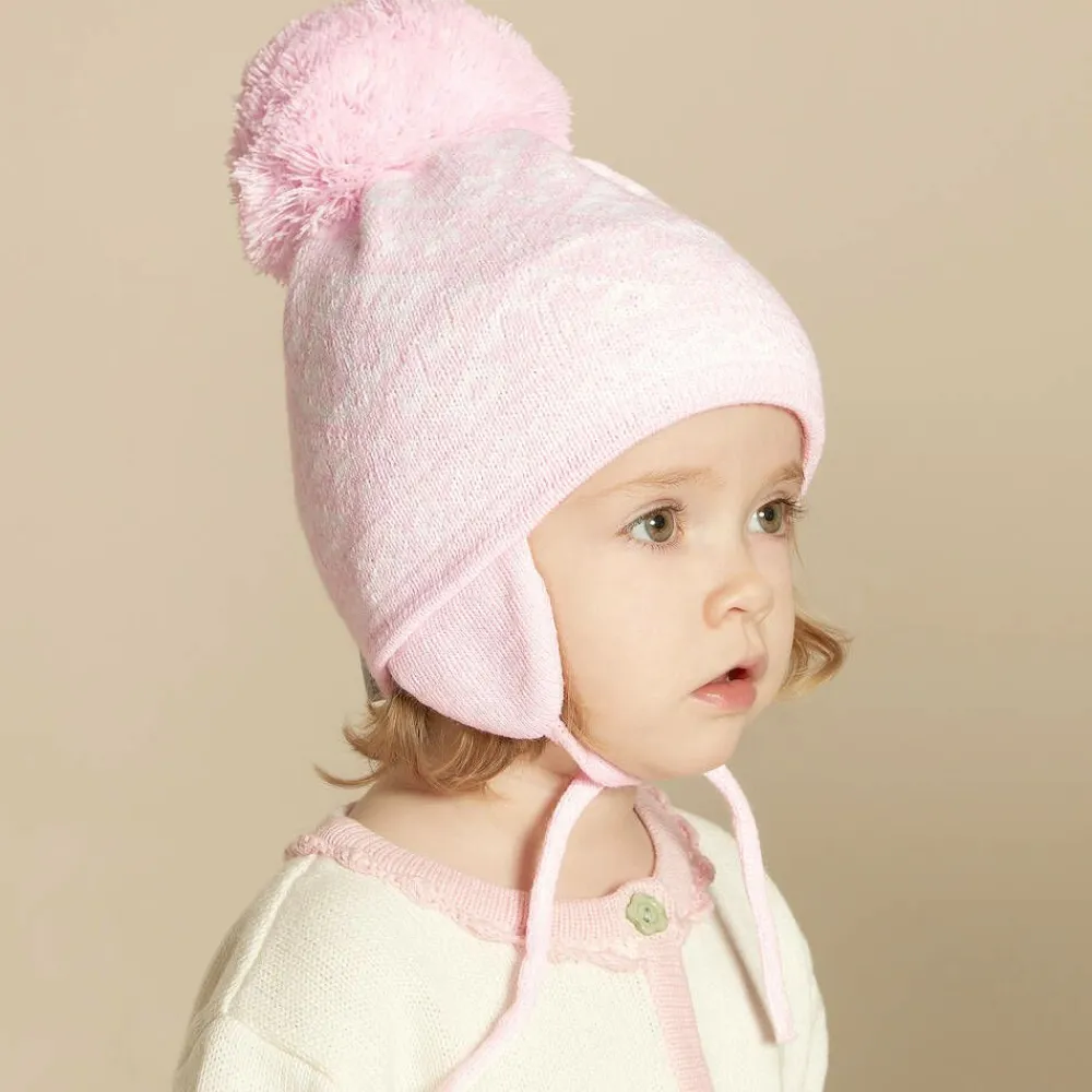 Sätila of Sweden Hats*Pink Alice Knitted Large Pom-Pom Beanie