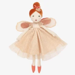 Moulin Roty Toys*Pink & Gold Tulle Fairy Doll (30cm)