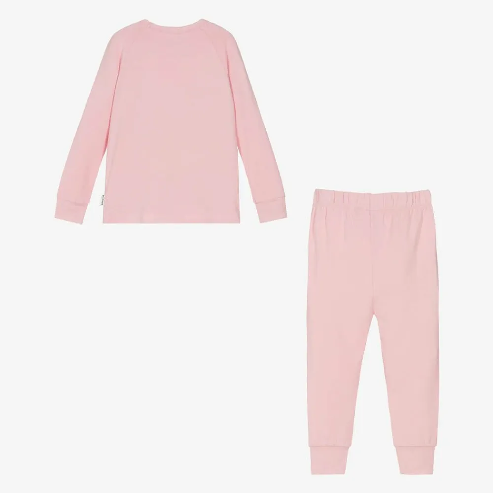 Roarsome Snowwear*Pink Bamboo Jersey Base Layer Set