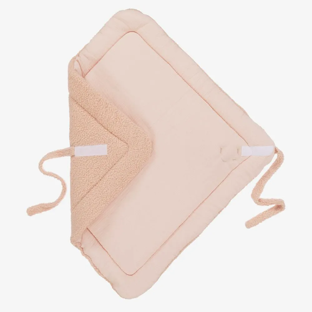 Jamiks Nests*Pink Bouclé Fleece Bear Nest (64cm)