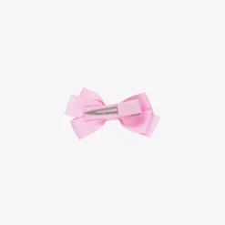 Peach Ribbons Hair Accessories*Pink Bow Hair Clip (7cm)
