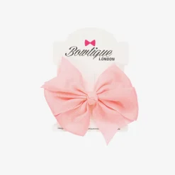 Bowtique London Hair Accessories*Bow Hair Clip (10cm) Pink