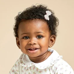 Peach Ribbons Hair Accessories*Pink Bow Hair Clip (5cm)