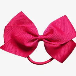Peach Ribbons Hair Accessories*Pink Bow Hair Elastic (12cm)