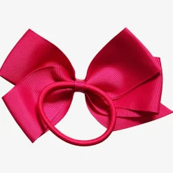 Peach Ribbons Hair Accessories*Pink Bow Hair Elastic (12cm)