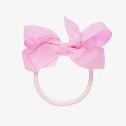Peach Ribbons Hair Accessories*Pink Bow Hair Elastic (7cm)
