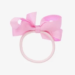Peach Ribbons Hair Accessories*Pink Bow Hair Elastic (7cm)