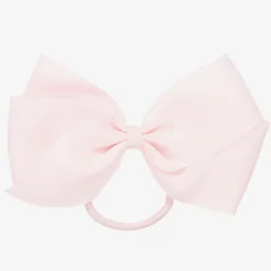 Peach Ribbons Hair Accessories*Pink Bow Hair Elastic (12cm)