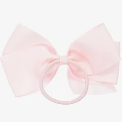 Peach Ribbons Hair Accessories*Pink Bow Hair Elastic (12cm)