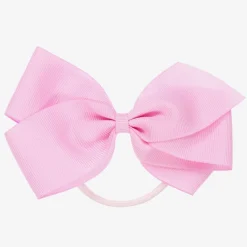 Peach Ribbons Hair Accessories*Pink Bow Hair Elastic (12cm)