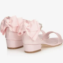 Angels Face Wedges & Heels|Wedges & Heels*Pink Bow Heel Sandals PalePink