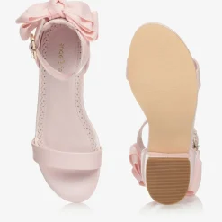 Angels Face Wedges & Heels|Wedges & Heels*Pink Bow Heel Sandals PalePink