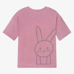 Roarsome Tops*Pink Bunny Organic Cotton T-Shirt