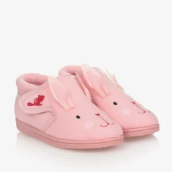 Chipmunks Slippers|Slippers*Pink Bunny Velcro Slippers