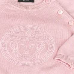 Versace Gifts*Pink Cotton & Cashmere Baby Trouser Gift Set