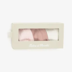 Tartine et Chocolat Socks*Pink Cotton Baby Socks (3 Pack)