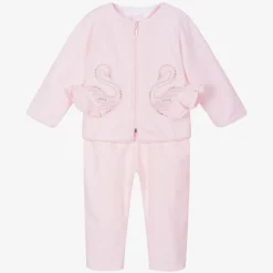 Sofija Outfit Sets|Outfit Sets*Pink Cotton Baby Trouser Set