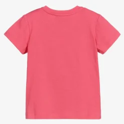 Gucci Tops*Pink Cotton Logo Baby T-Shirt