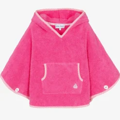 Mitty James Towels & Robes|Swimwear*Pink Cotton Towelling Poncho