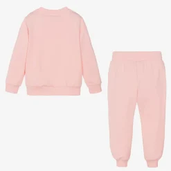 Moschino Kid-Teen Tracksuits*Pink Cotton Tracksuit