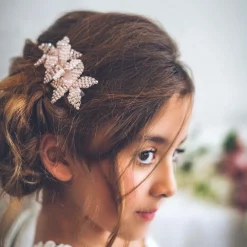 Sienna Likes To Party Hair Accessories*Pink Crystal Hair Clip (7.5cm)