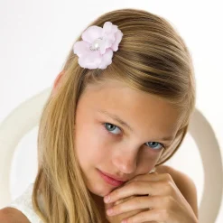 Cute Cute Hair Accessories*Pink Flower Hair Clip (6cm)