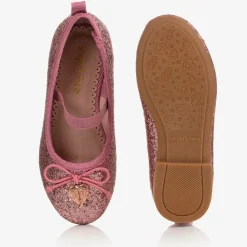 Angels Face Pumps & Ballerinas*Pink Glitter Ballerina Shoes
