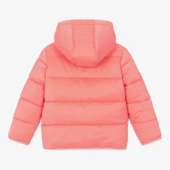 KENZO KIDS Coats & Jackets*Pink Hooded Puffer Jacket