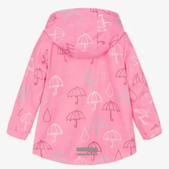 Mitty James Coats & Jackets*Pink Hooded Waterproof Umbrella Raincoat