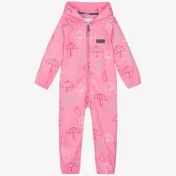 Mitty James Coats & Jackets*Pink Hooded Waterproof Umbrella Rainsuit