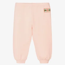 Gucci Trousers*Pink Interlocking G Cotton Baby Joggers
