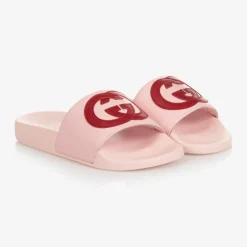 Gucci Sliders|Sliders*Pink Interlocking G Sliders