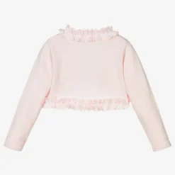 Sarah Louise Tops*Pink Knitted Bolero Cardigan