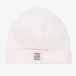 Minutus Hats*Pink Knitted Cotton Baby Hat