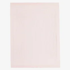 Emile et Rose Blankets & Shawls*Pink Knitted Cotton Blanket (96cm)