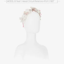 Sienna Likes To Party Hair Accessories*Pink Lace Butterfly Hairband