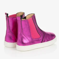Joyday Boots|Boots*Pink Leather Ankle Boots