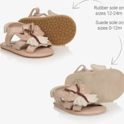 Donsje Sandals|Sandals*Pink Leather Baby Sandals