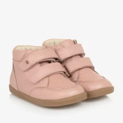 Bobux IWalk Trainers|Trainers*Pink Leather Velcro Boots