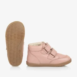 Bobux IWalk Trainers|Trainers*Pink Leather Velcro Boots