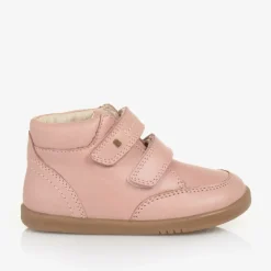 Bobux IWalk Trainers|Trainers*Pink Leather Velcro Boots
