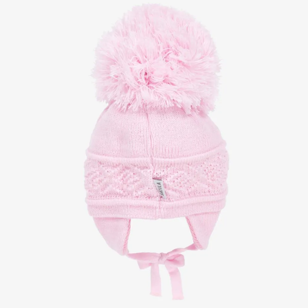 Sätila of Sweden Hats*Pink Malva Giant Pom-Pom Hat