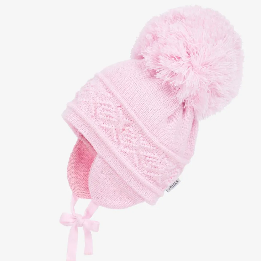 Sätila of Sweden Hats*Pink Malva Giant Pom-Pom Hat