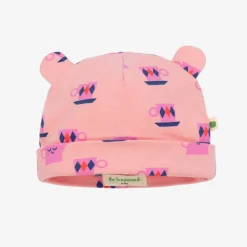 The Bonniemob Hats|Hats*Pink Organic Cotton Tea Time Baby Hat