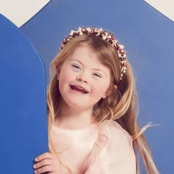 Sienna Likes To Party Hair Accessories*Pink Pearl & Crystal Hairband