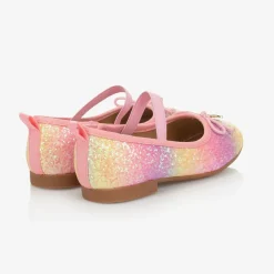 Angels Face Pumps & Ballerinas*Rainbow Ballerina Shoes Pink